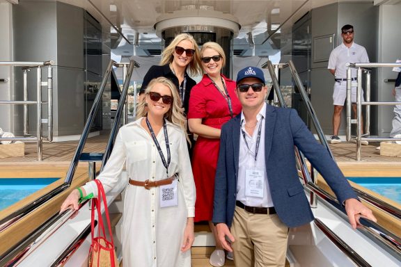 DMA Yachting Team onboard superyacht Stella Maris