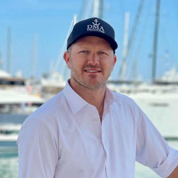 Daniel Asmus, yacht charter broker with DMA Yachting