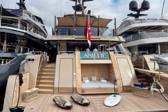 Superyacht ANJELIF at MYBA Yacht Charter Show in Sanremo