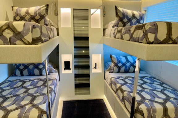 Superyacht DA VINCI, bunk bed kids room