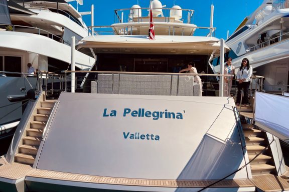 Superyacht LA PELLEGRINA 1 at MEDYS Yacht Show in Nafplion