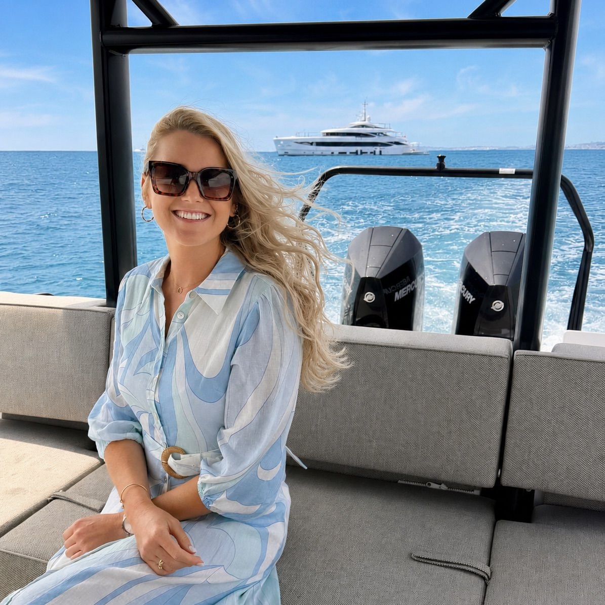 Instagram yacht charter post