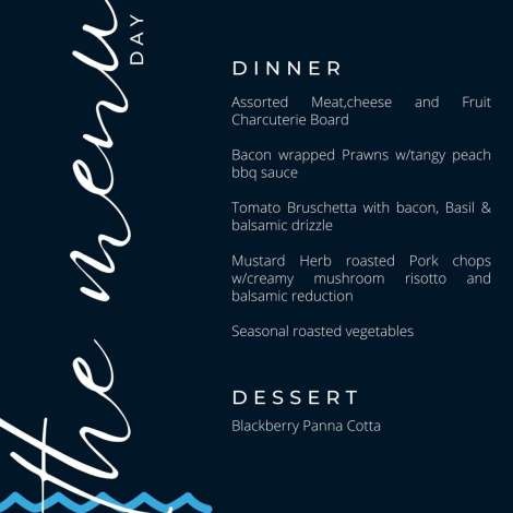 Food onboard A PLACE IN THE SUN # 5