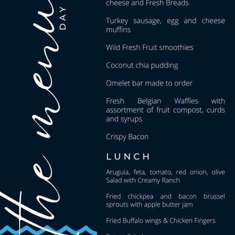 Food onboard A PLACE IN THE SUN # 6