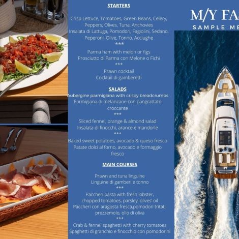 Food onboard FAST # 1