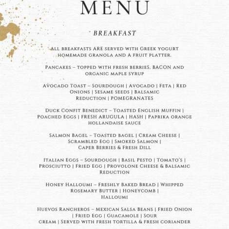 Food onboard OCEANA # 1