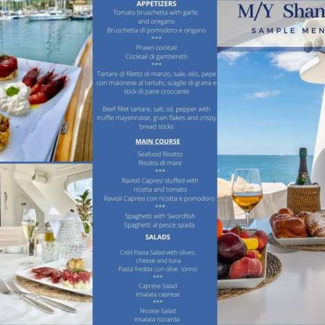 Food onboard SHANGRA # 1