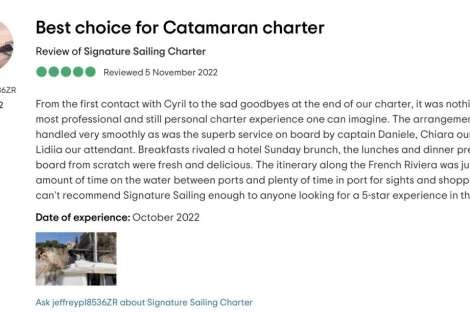 Review img # 10 of the yacht Signature Vision