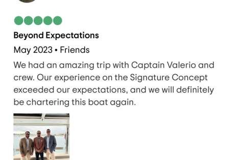 Review img # 5 of the yacht Signature Vision