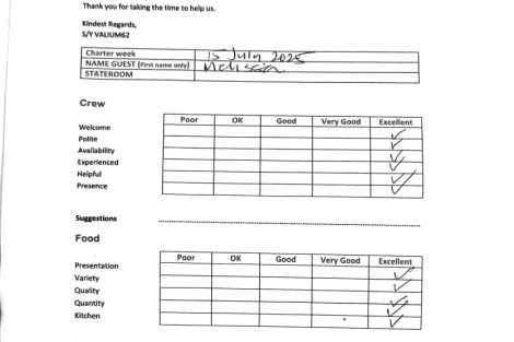 Review img # 19 of the yacht VALIUM62